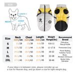 Personalised Red Heart Paw Print Waterproof Winter Coat Dog Jacket with Pet Name for Cold Weather Outdoor Activities Gift for Pet