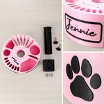 Personalized 360° Rotating Pet Grooming Tools Holder for Table Arm 3D Printing Grooming Supplies Organizer Grand Opening Gift for Pet Groomer Owner
