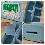 Personalised Teacher Fuel Caddy 3D Letter Desk Organizer with Name and Label Back to School Appreciation Gift for Teacher