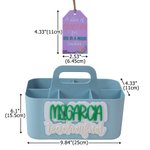 Personalised Teacher Fuel Caddy 3D Letter Desk Organizer with Name and Label Back to School Appreciation Gift for Teacher