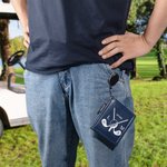 Gepersonaliseerde lederen absorberen water golf handdoek met golf tees intrekbare clip draagbare accessoires verjaardagscadeau voor golfliefhebbers