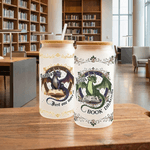 Bicchiere personalizzato Multi-Pattern Dragon 20 oz Frost con nome Regalo di compleanno per uso quotidiano per gli amanti dei draghi del libro