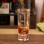 Personalised Engraved Name Shot Glass Wedding Bachelor Parties Gift for Groomsmen Liquor Lovers