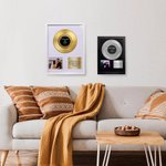 Marco para disco de vinilo personalizado con foto y texto decoración del hogar regalo de aniversario y recuerdo para pareja