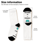 Personalisierte lustige nicht stören Socken weichen Komfort mehrfarbige Socken mit Text Geburtstag Alltag Geschenk für Familie Freunde