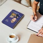 Planificador personalizado con espiral A5 papel diseño de mariposa y personaje de dibujos animados 2026 y 2027 regalo de cumpleaños para familia