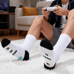 Personalisierte lustige nicht stören Socken weichen Komfort mehrfarbige Socken mit Text Geburtstag Alltag Geschenk für Familie Freunde