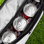 Personliga golfklubbor Monogram Isolerad ölkylväska med namn Sporttillbehör Golfklubb Födelsedagspresent för golfälskare