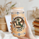 Bicchiere personalizzato Multi-Pattern Dragon 20 oz Frost con nome Regalo di compleanno per uso quotidiano per gli amanti dei draghi del libro