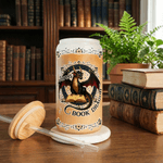 Bicchiere personalizzato Multi-Pattern Dragon 20 oz Frost con nome Regalo di compleanno per uso quotidiano per gli amanti dei draghi del libro