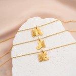 Personalized Butterfly  Initial Necklace Dainty Jewelry Anniversary Valentine's Day Birthday Gift for Women