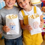 Personalised Have A Poppin Valentines Day Popcorn Design Waterproof Stickers with Name Class Exchange Party Favors Valentine's Day Gift for Couple Kid