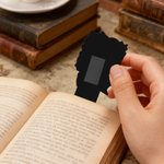 Personalized Vintage Book Floral Dragon Magnetic Bookmark Clip with Name Reading Accessory Daily Use Birthday Gift for Dragon Book Lovers