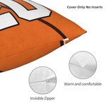 Personalized Basketball Volleyball Throw Pillow Cover with Name and Number Home Decor Anniversary Birthday Gift for Sports Ball Lovers