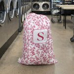 Sac à linge à cordon de grande capacité avec initiales Cadeau de rentrée pour les collégiens et les étudiants