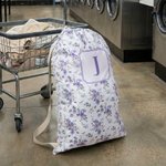 Sac à linge à cordon de grande capacité avec initiales Cadeau de rentrée pour les collégiens et les étudiants