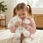 Jouet en peluche lapin de Pâques personnalisé avec nom Cadeau de Pâques pour enfants Garçons Filles