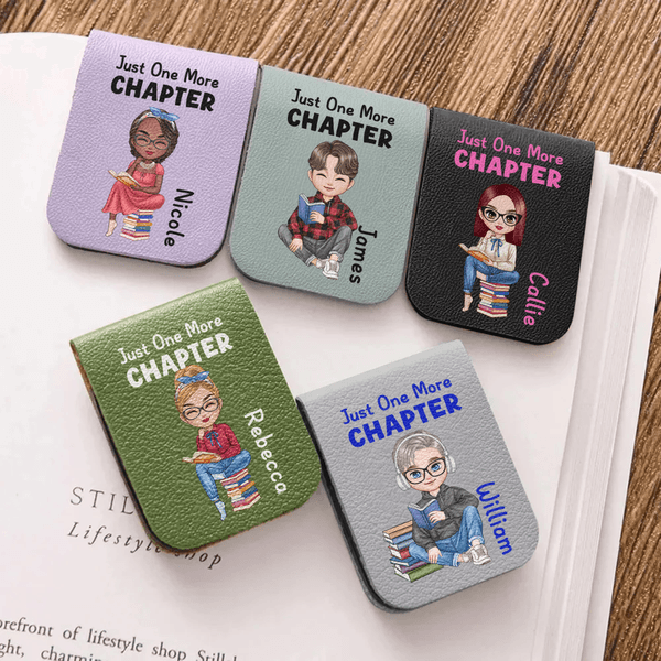 Marque-page magnétique personnalisé avec nom Club de lecture Cadeau d'anniversaire pour les amoureux des livres Bookworms