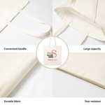 Sac à dos en toile avec nom Utilisation quotidienne Cadeau de chasse aux oeufs de Pâques pour garçons filles
