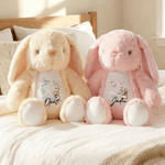 Jouet en peluche lapin de Pâques personnalisé avec nom Cadeau de Pâques pour enfants Garçons Filles