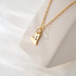 Collana personalizzata 1-5 cuori con nome inciso Regalo per la festa della mamma, compleanno e anniversario per la nonna e la sorella