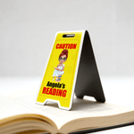 Segnalibro magnetico personalizzato in stile cartoni animati con nome angolo di lettura Regalo di compleanno per topi di biblioteca