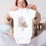 Personlig Some Bunny Loves You 1st Easter Soft Baby Bodysuit Mottakende teppe Swaddle Hat Set med navn Bursdag Baby Shower Gave til nyfødte