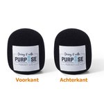 Gepersonaliseerde Microfoonhoezen Set van 2 met Foto of Logo Verjaardagscadeau voor Contentmakers en Presentatoren