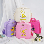 Personalizzato Classic Cartoon Marsupilami Borsa per il pranzo isolata con nome Ritorno a scuola Picnic Regalo di compleanno per bambini | Callie × Marsupilami®