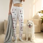 Pyjama à Manches Longues Personnalisé avec Nom et 1-5 Photos d'Animal Cadeau d'Anniversaire pour Propriétaire d'Animal de Compagnie
