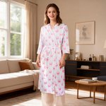 Personalized Cute Pink Bow Soft Swaddle Hat Women's Bathrobe Set with Name Baby Shower Birthday Gift for Newborns New Moms