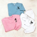 Henkilökohtainen monivärinen jääkiekko kuvio T-paita huppari huppari nimellä ja Initial Daily Wear vuosipäivä lahja jääkiekko ystäville ystävät