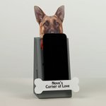 Personalised Cute Pet Face Photo Paw Bone Design Phone Holder with Text Desk Decor Daily Use Birthday Gift for Pet Owners