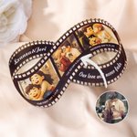 Personalized Film Design Photos Fridge Magnet with Name Anniversary Valentine's Day Gift for Couples