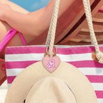 Gepersonaliseerde Roze Poppen Lettertype Sterke Magnetische Lederen Hartvormige Hoed Clip met initiaal Set van 2 Reis accessoires cadeau voor meisjes vrouwen