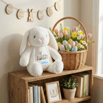 Personalised Peter Rabbit Cute Bunny Plush Stuffed Animal Toy with Name Easter Holiday Gift for Kids