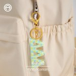 Personalized Multicolor Sorority Bowknot Flower Greek Letter Acrylic Keychain Initiation Ceremony Gift for Sorors | Callie × Affinity Licensing