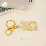 Personalized Multicolor Sorority Bowknot Flower Greek Letter Acrylic Keychain Initiation Ceremony Gift for Sorors | Callie × Affinity Licensing