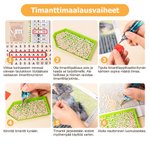 Personoitu DIY hartsinen timanttimaalaus valokuvasetti sisustuslahjaksi perheelle pariskunnille ja lemmikkien ystäville
