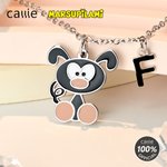 Personlig Marsupilami-halskjede med lang hale og navn Bursdagsgave til kvinner Jenter Barn | Callie × Marsupilami®