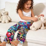 Henkilökohtainen Graffiti-Art Style Kid nainen mies pyjama housut värikäs nimi ja kiristysnauha päivittäinen kuluminen syntymäpäivälahja perheen ystävä