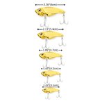 Personalized Portable Fishing Pattern Wood Storage Box Set with Lifelike Fish Hooks and Name Birthday Father's Day Gift for Dad Husband Fishing Lover