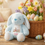 Personalised Peter Rabbit Cute Bunny Plush Stuffed Animal Toy with Name Easter Holiday Gift for Kids