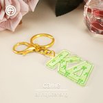 Personalized Multicolor Sorority Bowknot Flower Greek Letter Acrylic Keychain Initiation Ceremony Gift for Sorors | Callie × Affinity Licensing