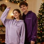 Gepersonaliseerde Sweatshirt of Hoodie met Geborduurde Initialen en Datum Verlovings- Verjaardag- of Valentijnsdagcadeau voor Koppels en Pasgetrouwden