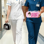 Personalized Cartoon Doctor Nurse Character Stethoscope Case with Name Birthday Nurse Graduation Appreciation Gift for Nurse Doctor