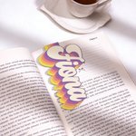 Segnalibro magnetico personalizzato a strisce colorate in stile retrò con nome Accessori per la lettura Regalo di compleanno per topi di biblioteca