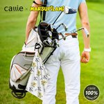 Spersonalizowany chłonny ręcznik golfowy Marsupilami z imieniem i wiszącym klipsem Prezent urodzinowy dla miłośników golfa | Callie × Marsupilami®