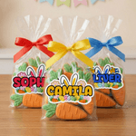 Personnalisé - Oreilles de lapin de Pâques - Etiquettes imperméables avec nom - Décoration de cadeau - Fête de Pâques - Favori pour les enfants