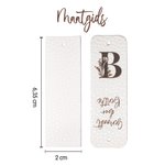 Gepersonaliseerde Set van 10 Gebloemde PU-leren Labels met Tekst en Initiaal Handwerkaccessoires Verjaardagscadeau voor Liefhebbers van DIY en Breien
